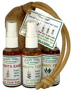  Three Feet spray Bag
 for a sweet feet treat 